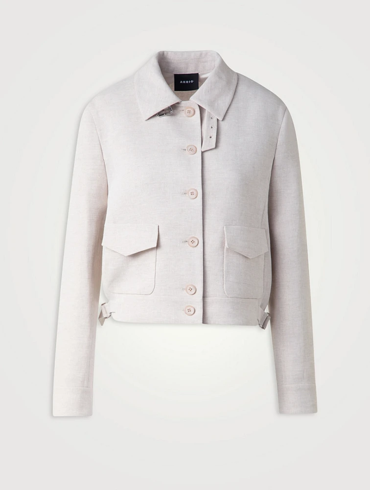 Double-Face Linen Jacket