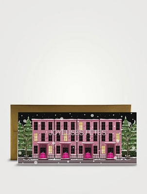 Noel Neighbours Greeting Card - French