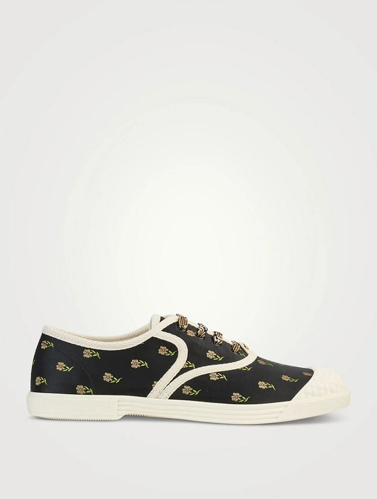 Bay By Papier Floral Jacquard Sneakers