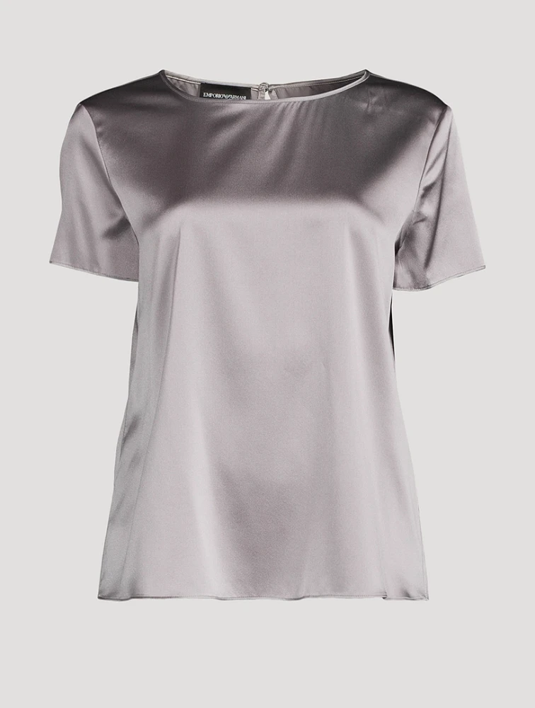 Stretch Silk T-Shirt