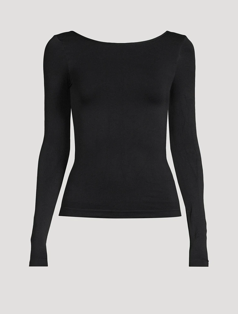 Low-Back Seamless T-Shirt