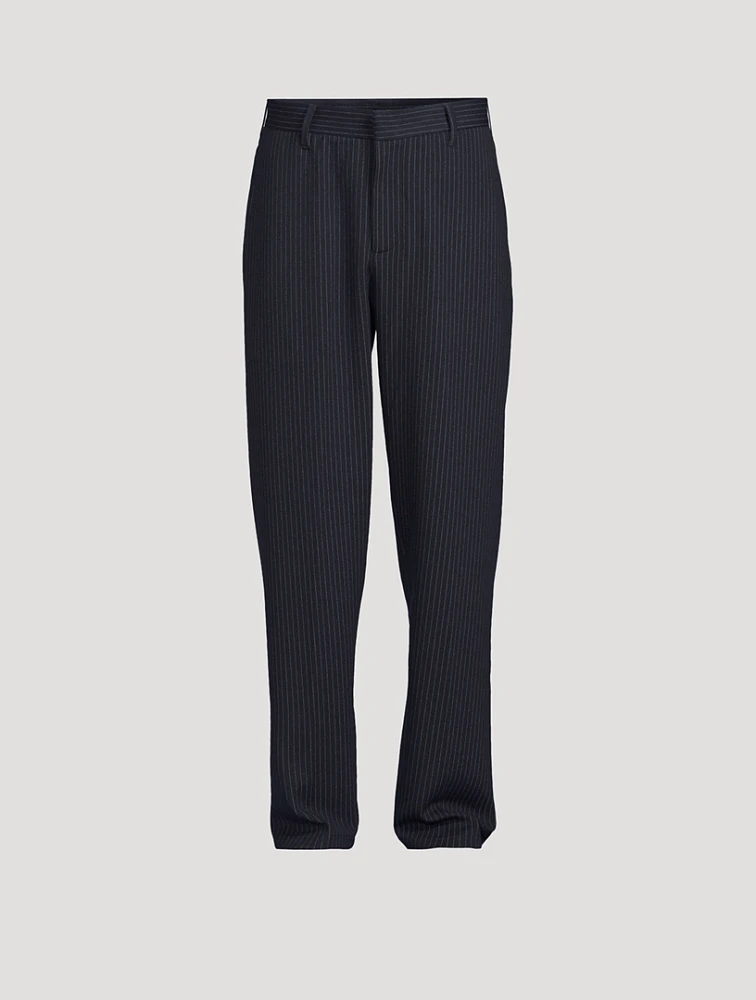 Tailored Trousers Pinstripe Print