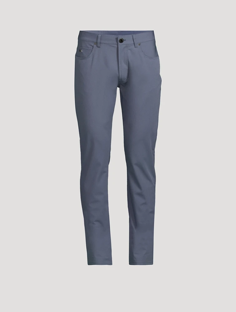 Slim Straight Pants