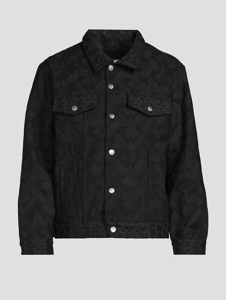 Unity Doves Embroidered Denim Jacket