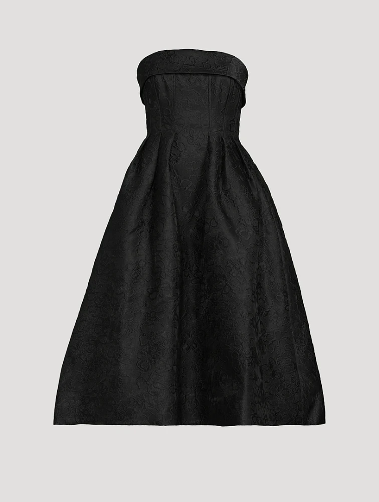 Esther Strapless Midi Dress