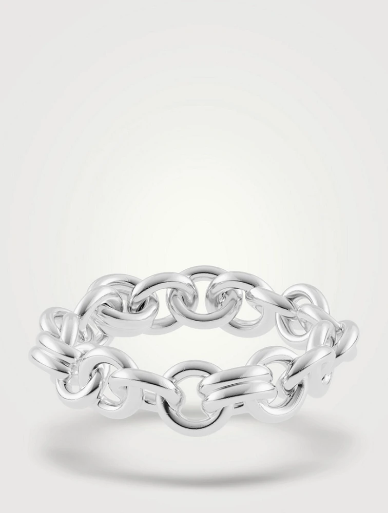 Medium Silver Fused Serpens Ring
