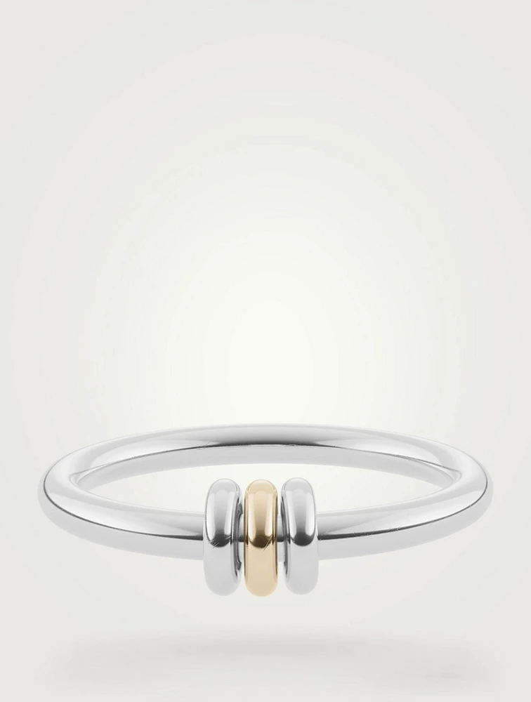 Sirius SG Silver And 18K Gold Ring