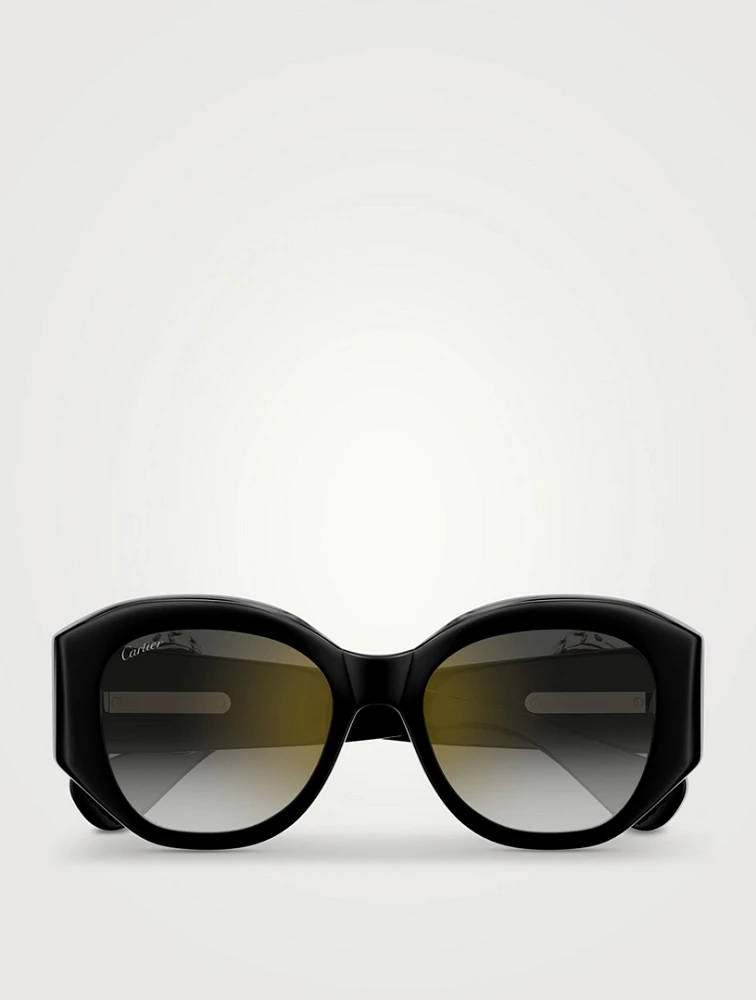 Panthère De Cartier Cat Eye Sunglasses