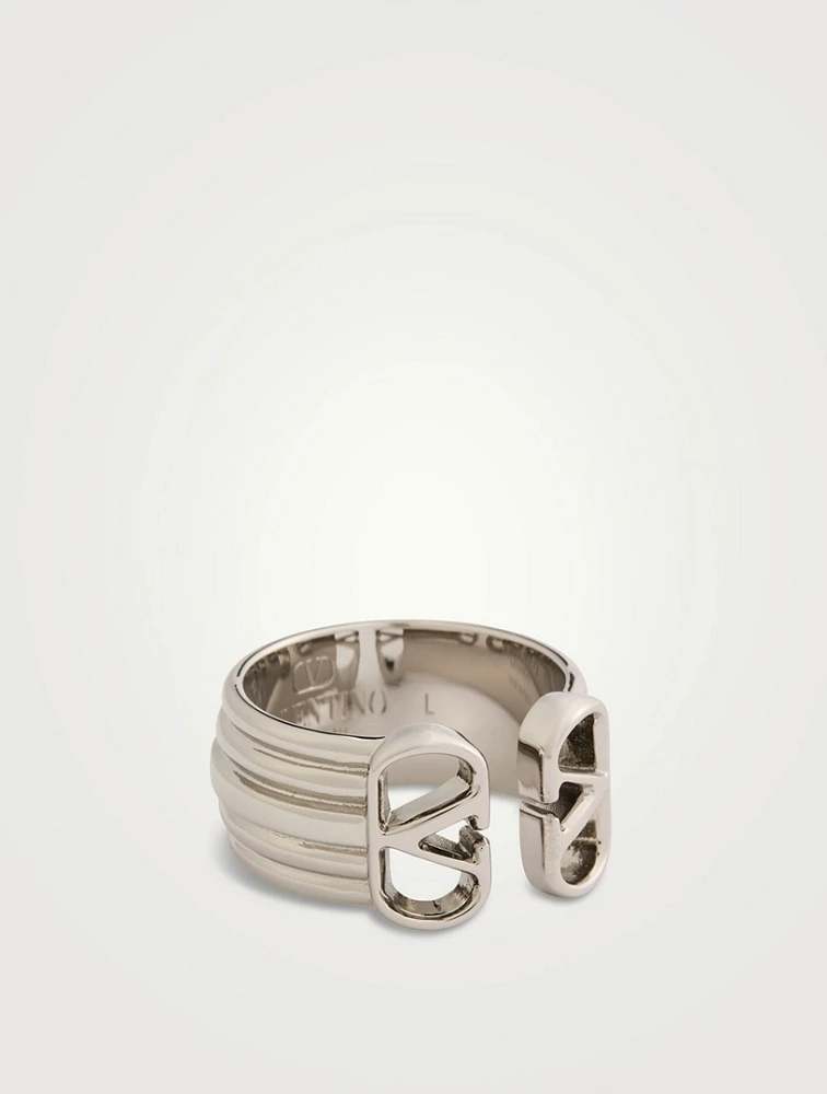 Ovalette VLogo Open Ring