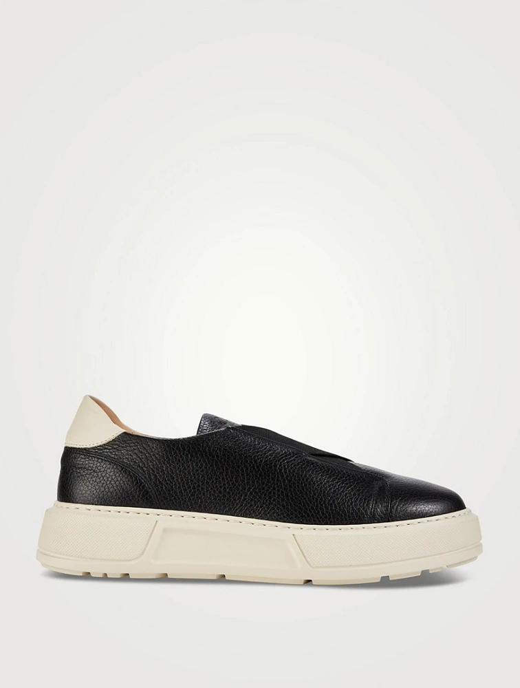 Veronica Leather Platform Sneakers