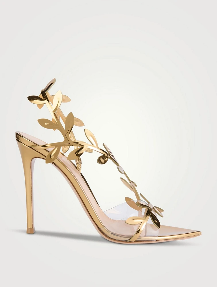 Flavia Metallic Slingback Sandals