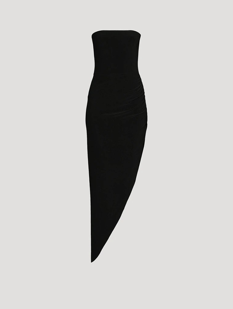 Strapless Draped Gown