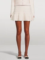 Velman Bouclé Mini Skirt