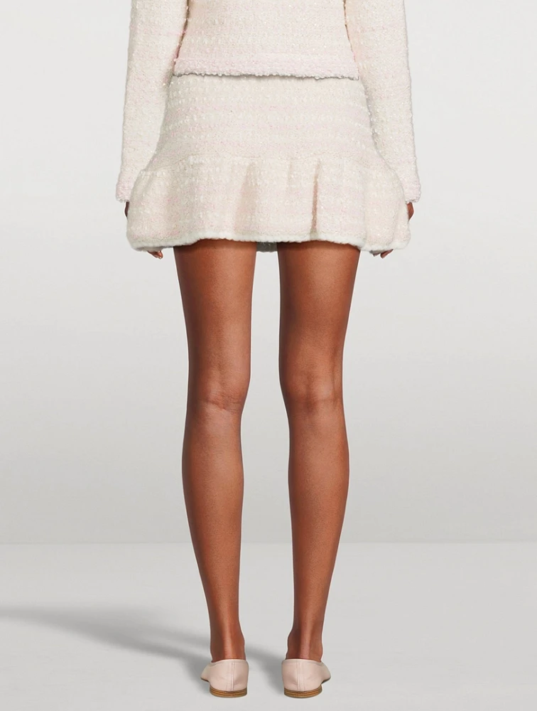 Velman Bouclé Mini Skirt