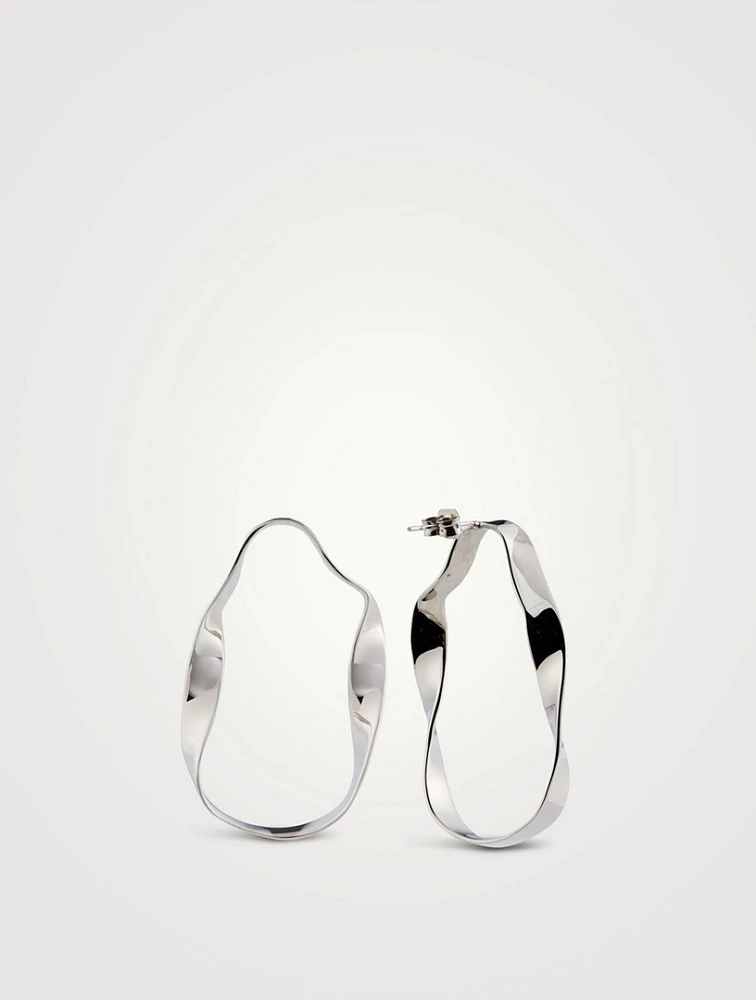 Abstract Oval Earrings