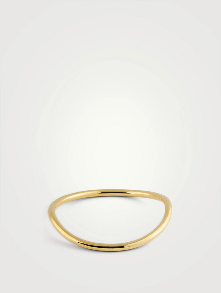 Wave Bangle Bracelet