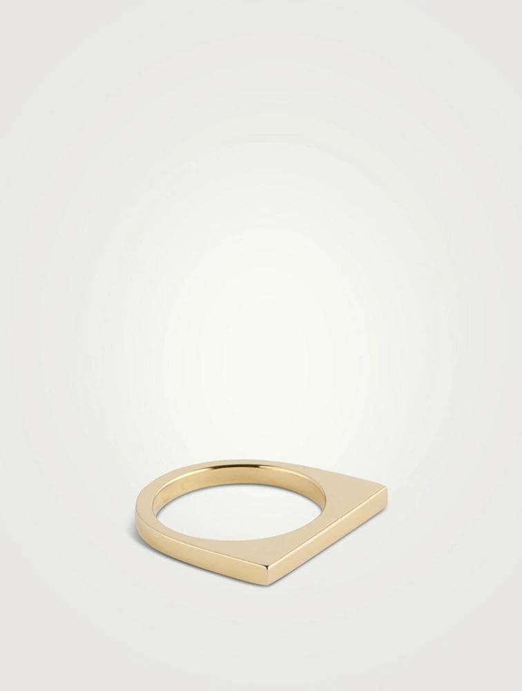 Slim Flat Top Ring