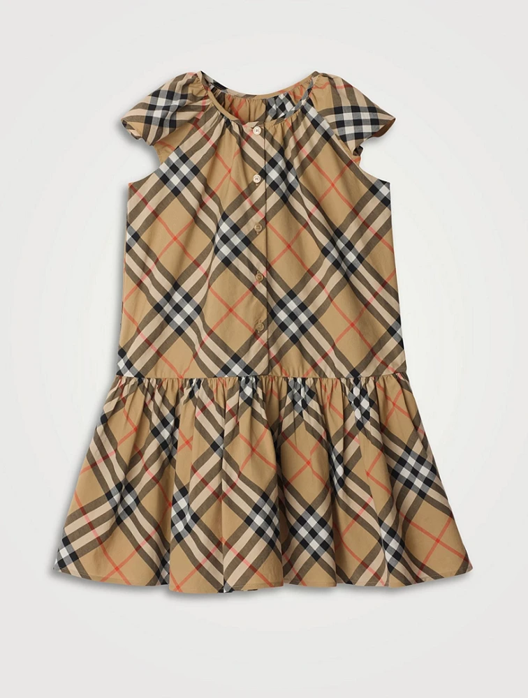 Check Cotton Dress
