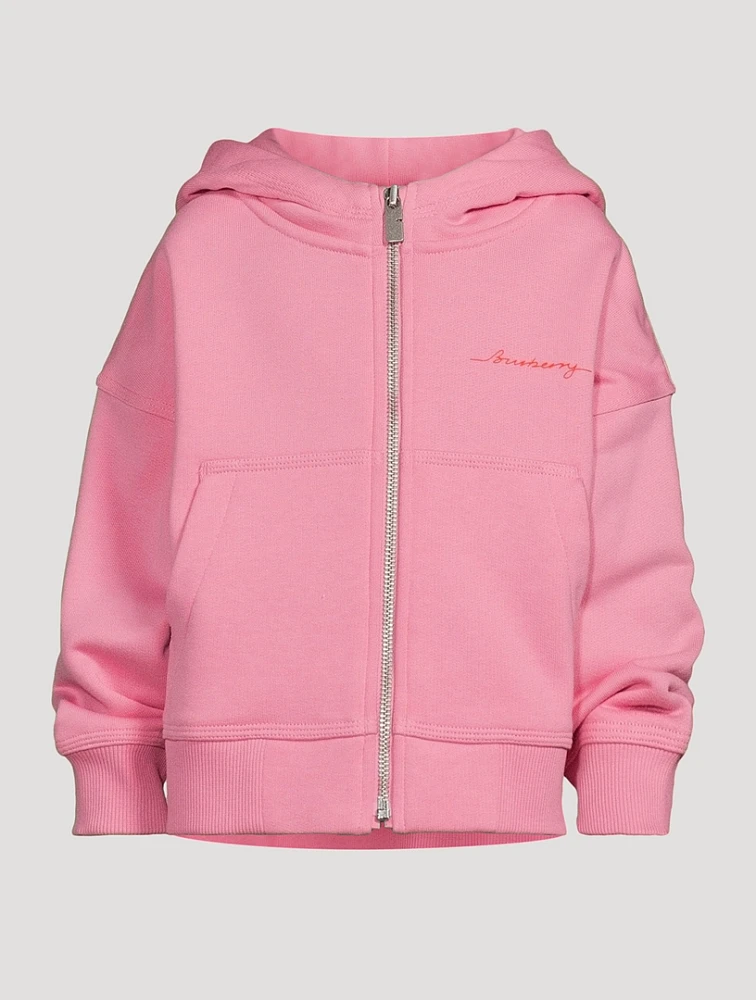 Logo Zip Hoodie
