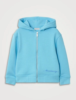 Logo Zip Hoodie