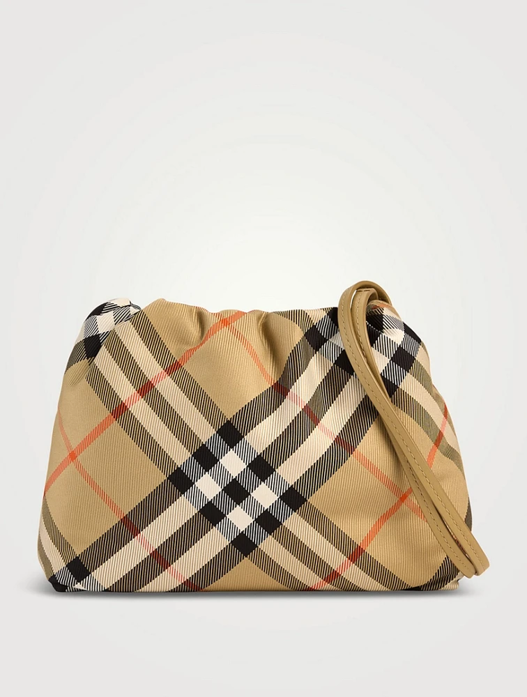 Check Crossbody Pouch