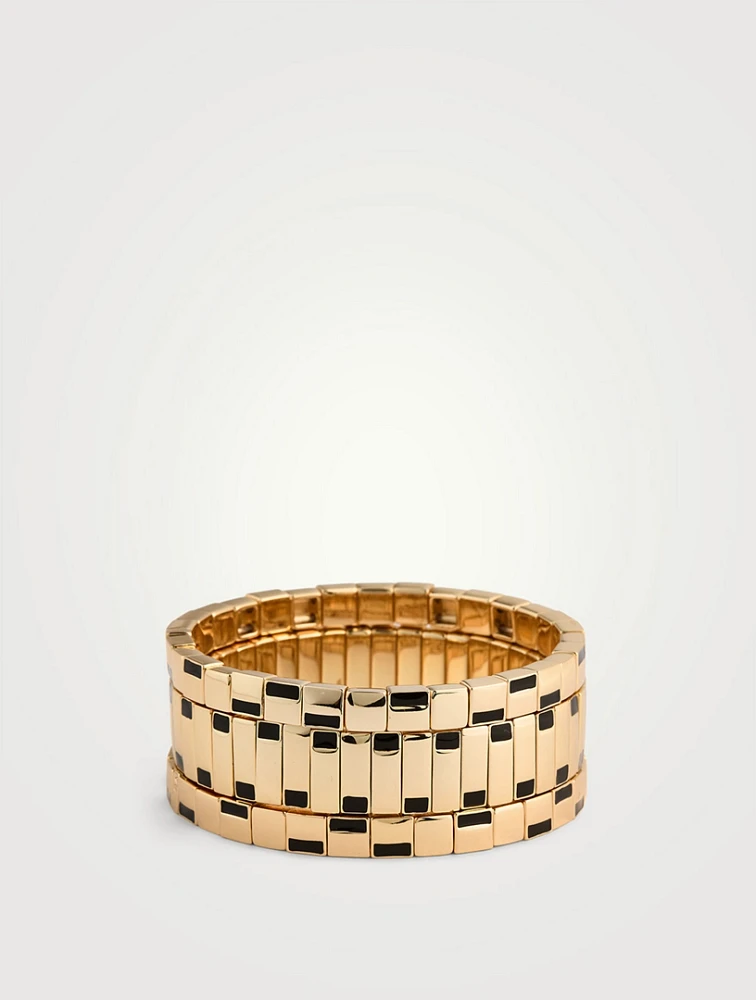 Set Of Three The Deco Bracelets