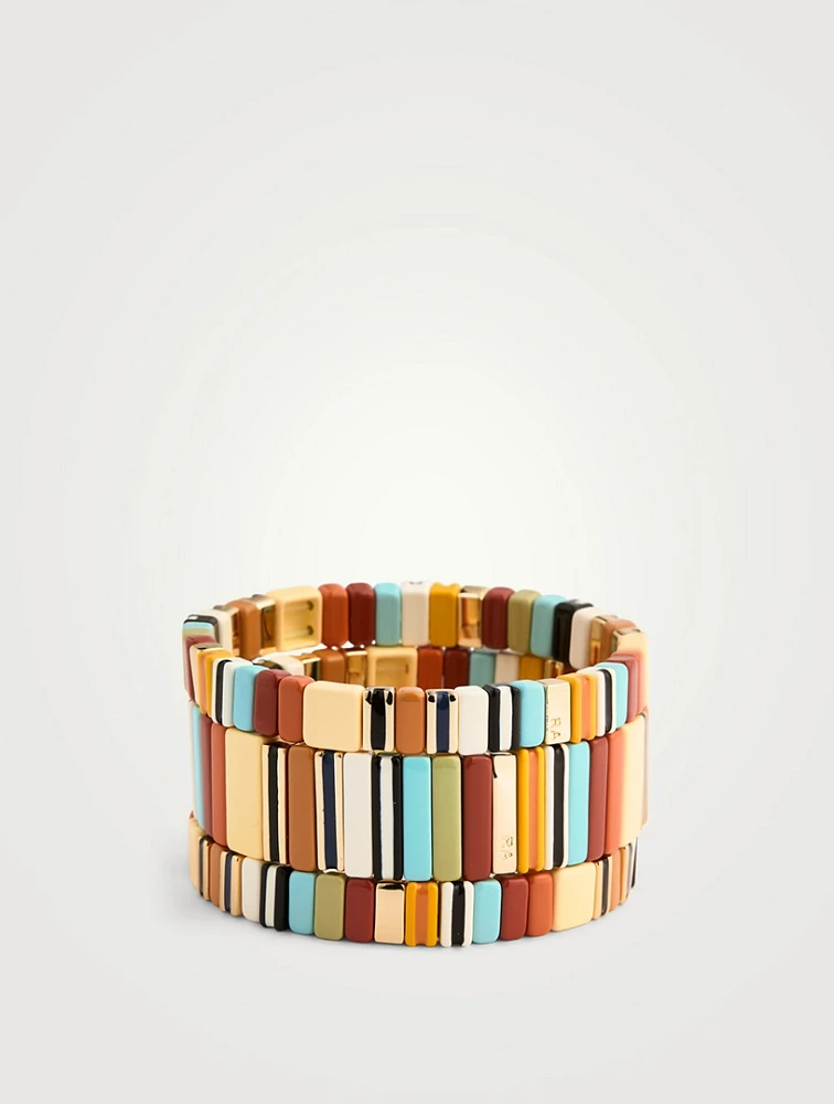 Set Of Three The Sienna Bracelets