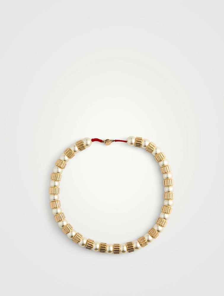 The Swan Beaded Necklace