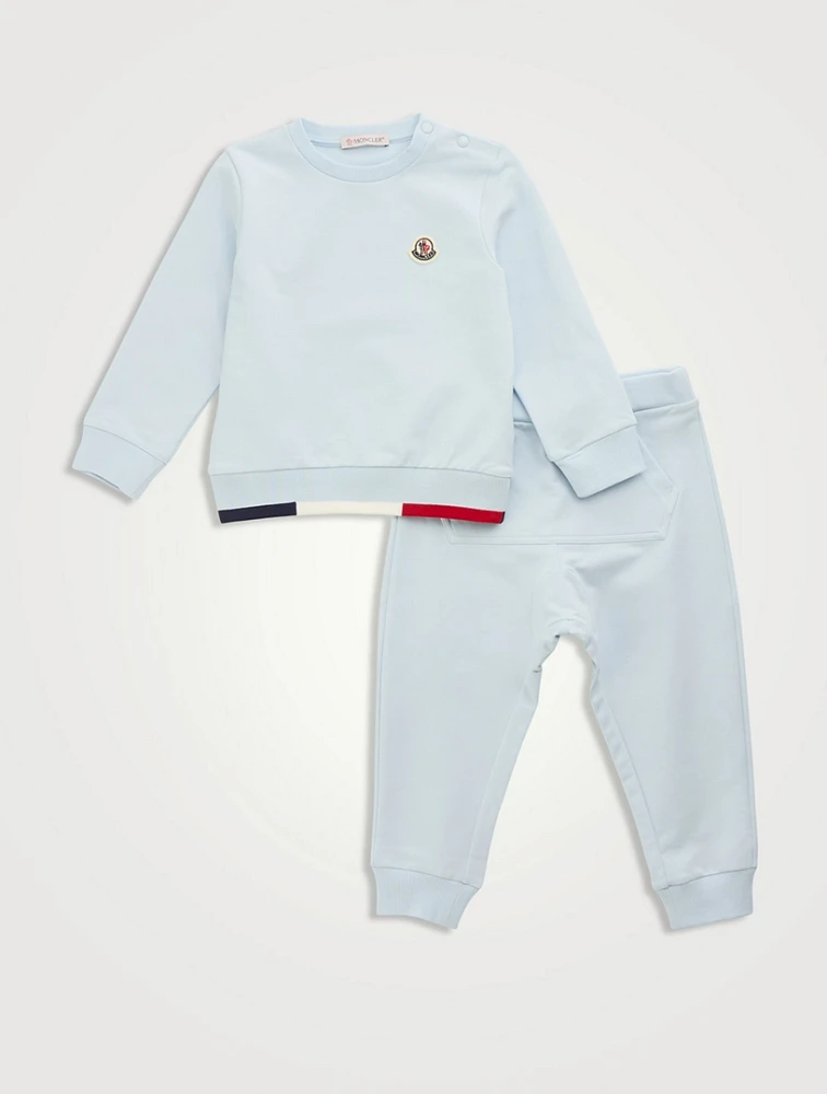 Stretch Cotton Sweatsuit Set
