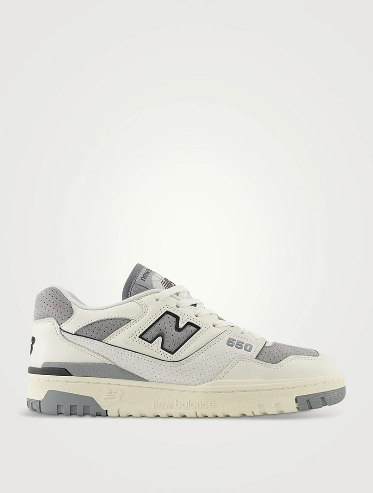 550 Leather And Suede Sneakers