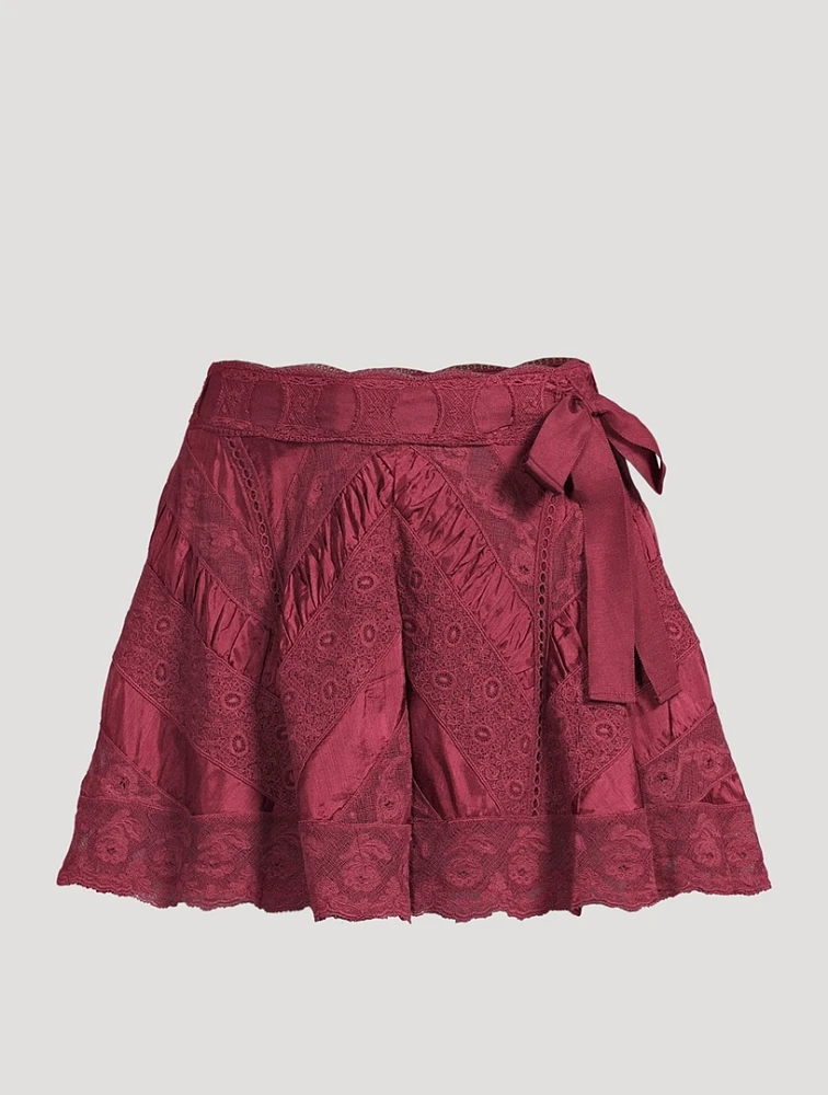 Shayda Lace Mini Skirt