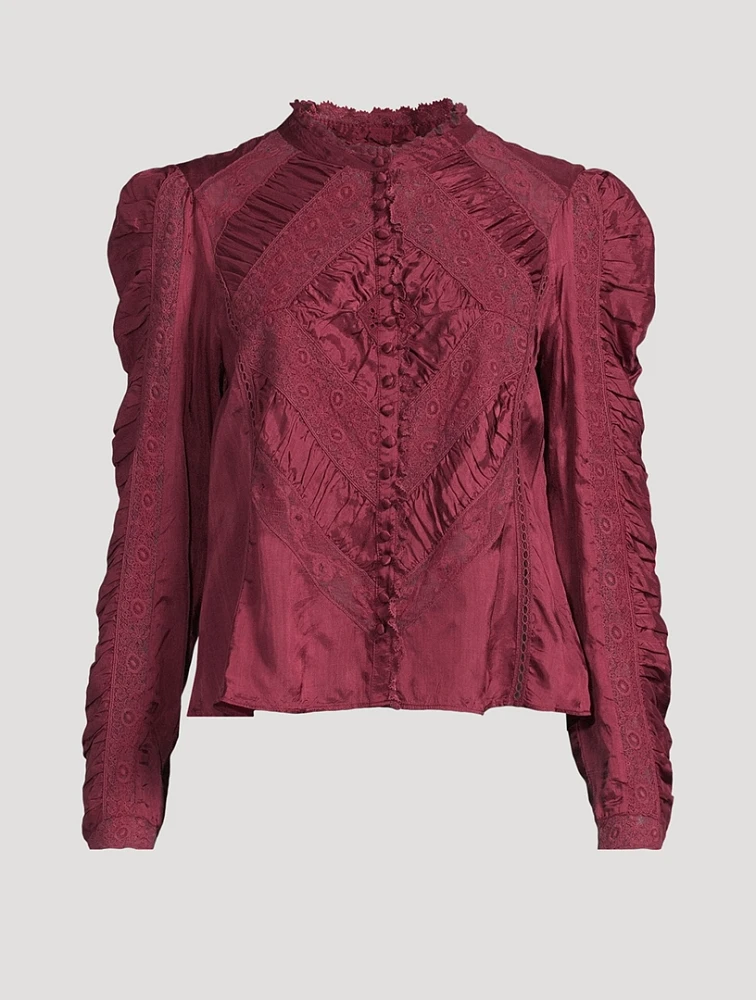 Isaline Puff-Sleeve Blouse