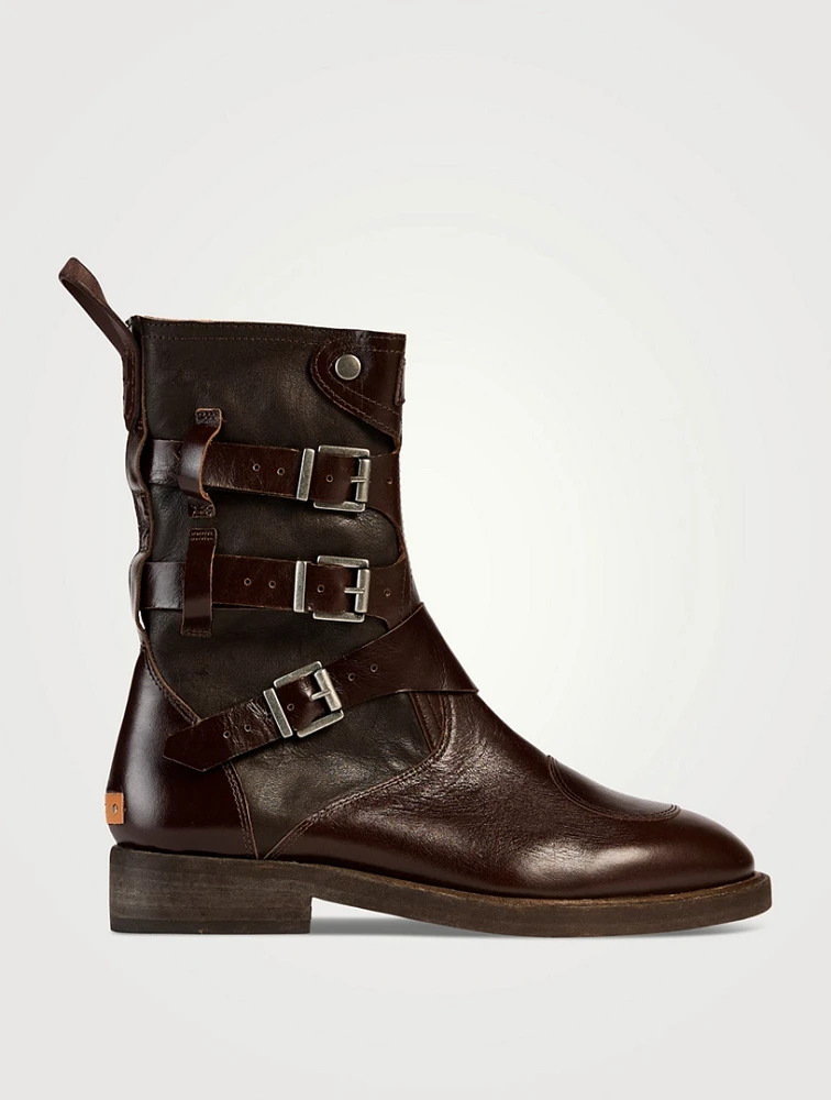 We The Free Dusty Buckle Leather Boots