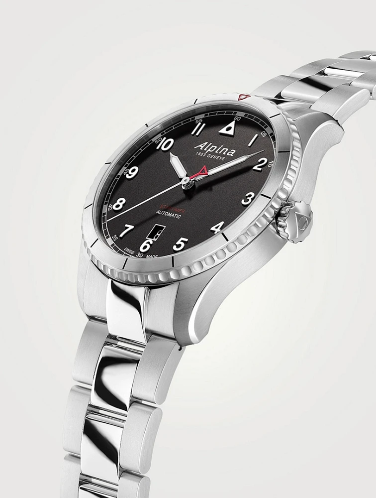 Startimer Pilot Automatic Stainless Steel Bracelet Watch