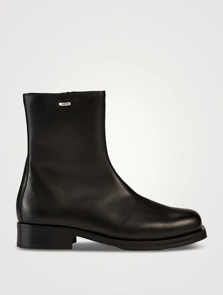 Camion Leather Zip Boots