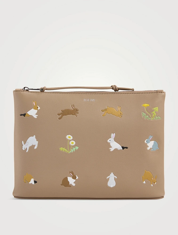 Loewe x Suna Fujita Leather Pouch