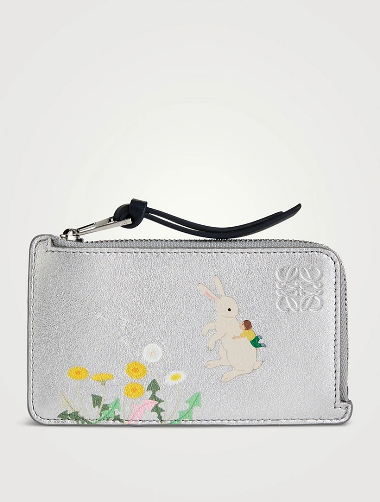 Loewe x Suna Fujita Coin Metallic Leather Card Holder