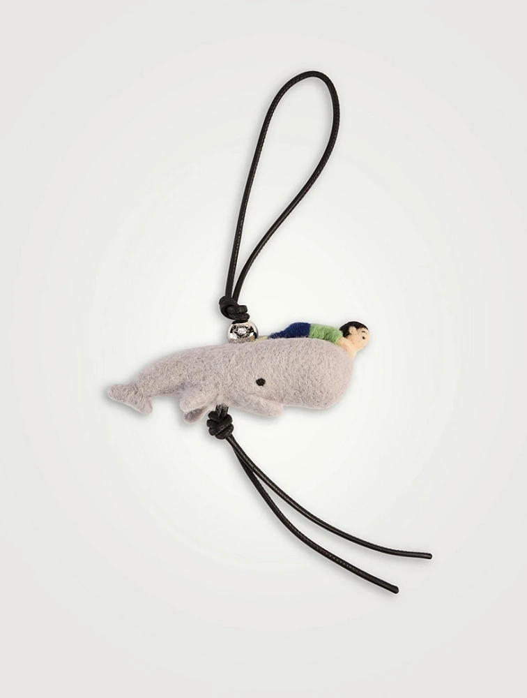 Loewe x Suna Fujita Whale Felt Bag Charm