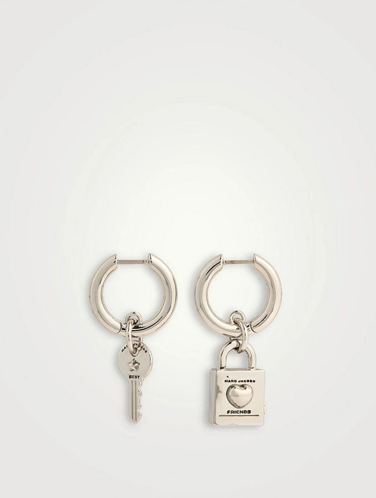 Friendship Padlock Earrings
