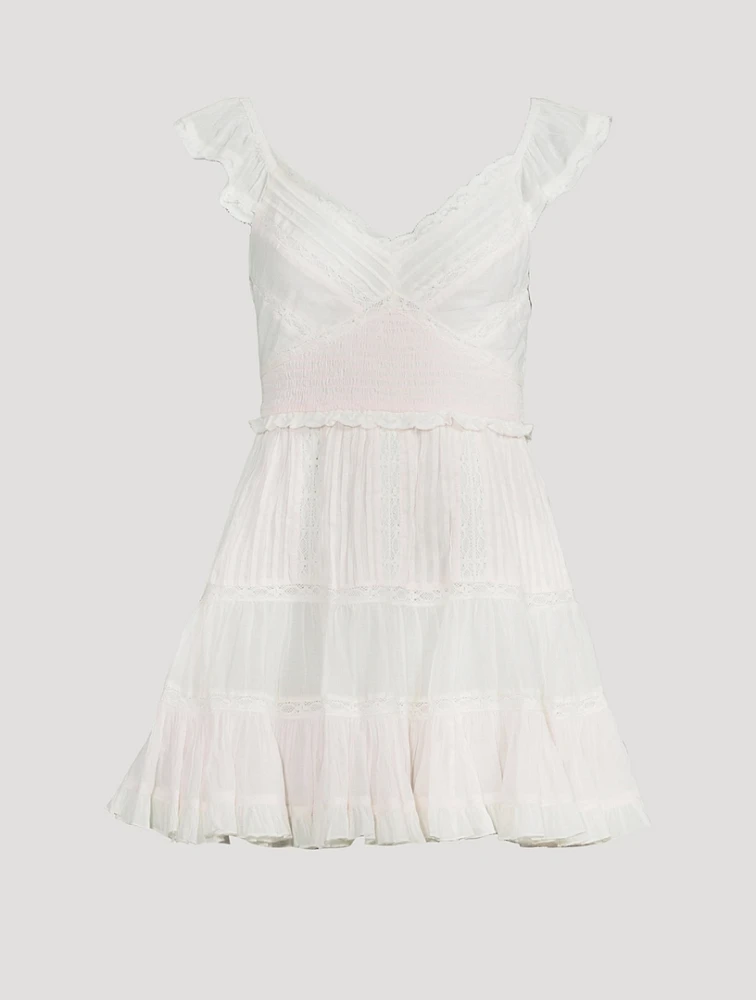 Presline Cotton Mini Dress