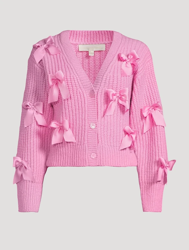 Ashtan Bow-Trimmed Cardigan