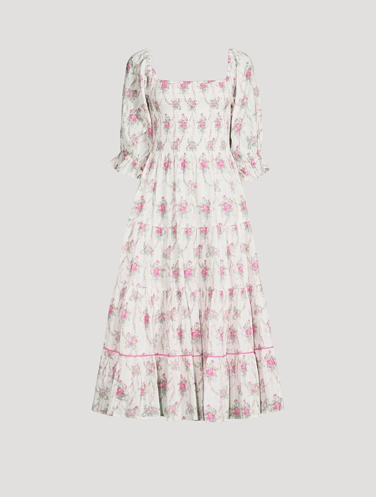 Rigby Midi Dress Floral Print