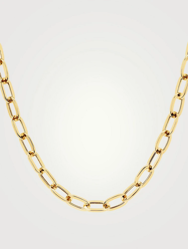 14K Gold Jumbo Link Necklace