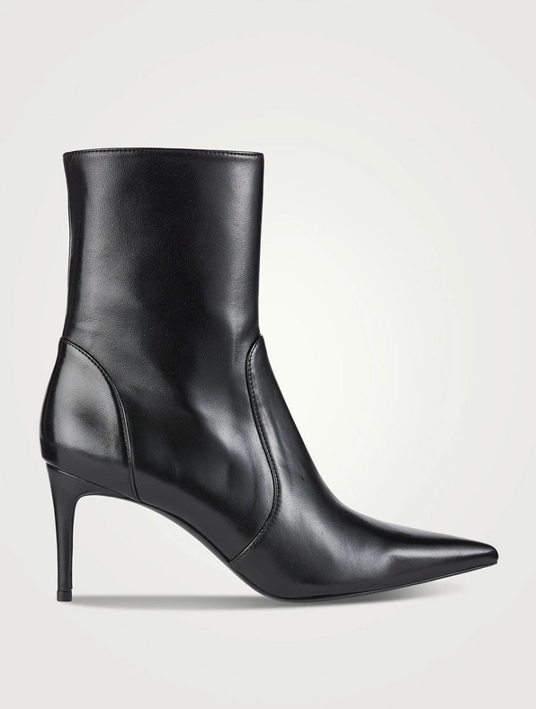 Stuart Power Leather Ankle Boots