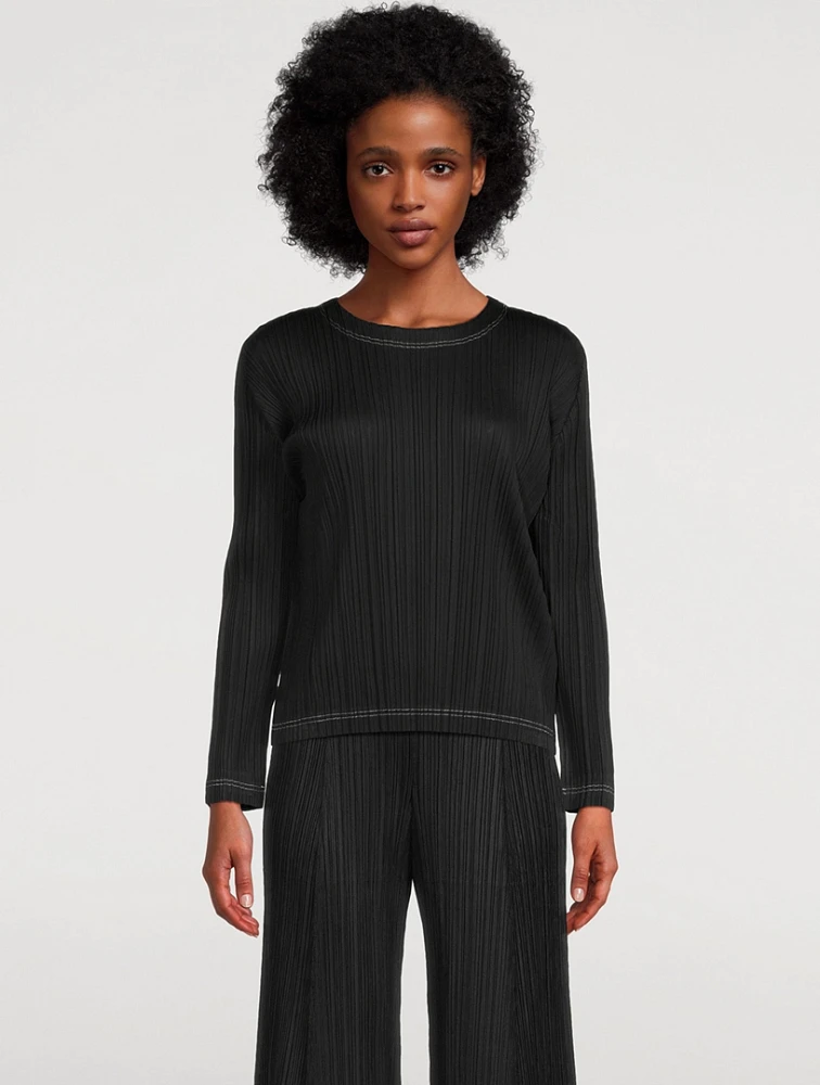 Ramie Pleats Top