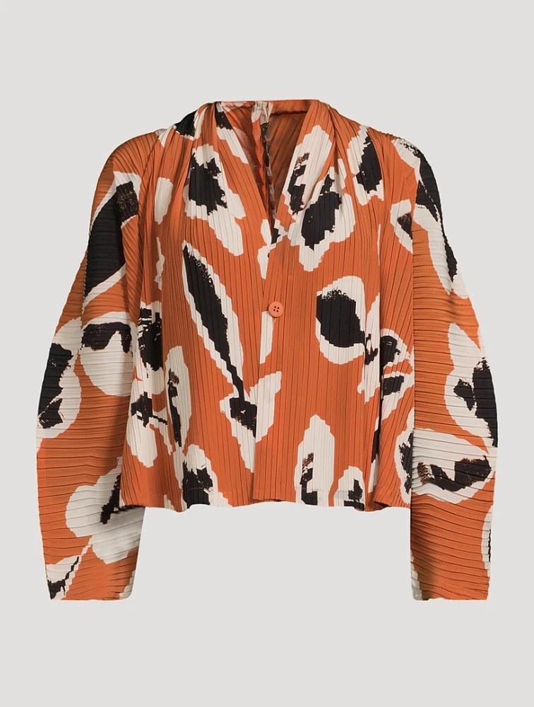 Vigor Pleats Cardigan