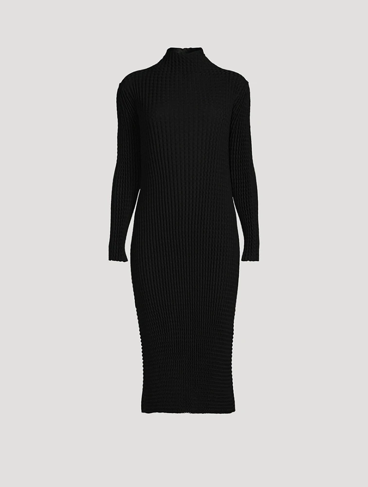 Spongy Midi Dress