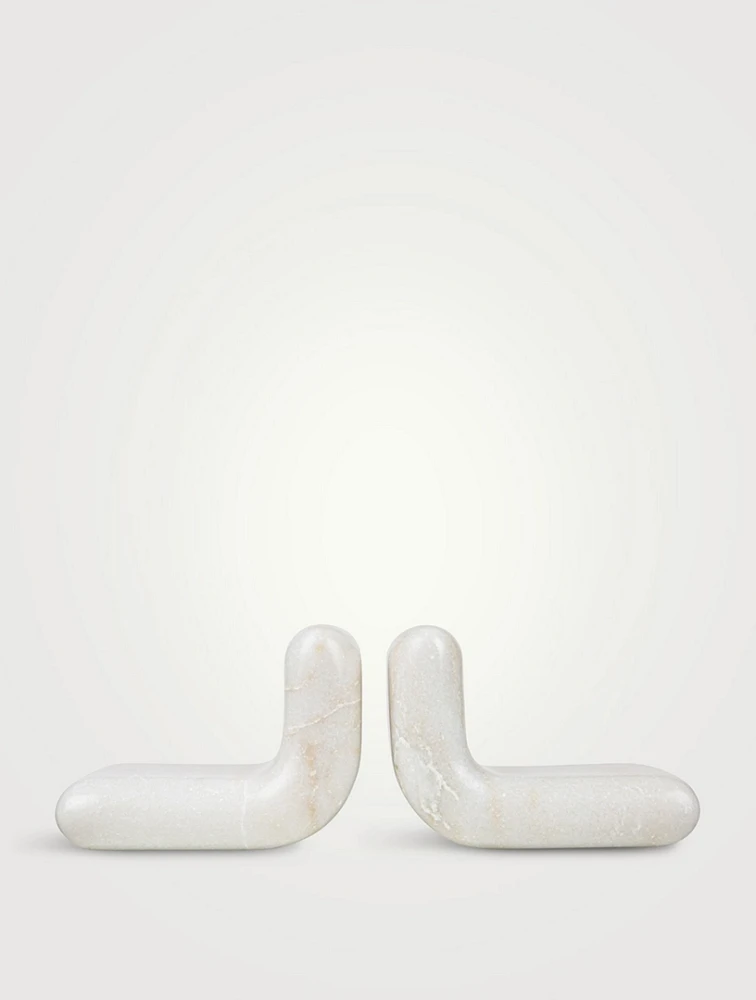 Set Of Two Stone Bookends