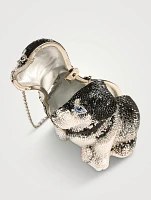 Puppy Sadie Crystal Clutch