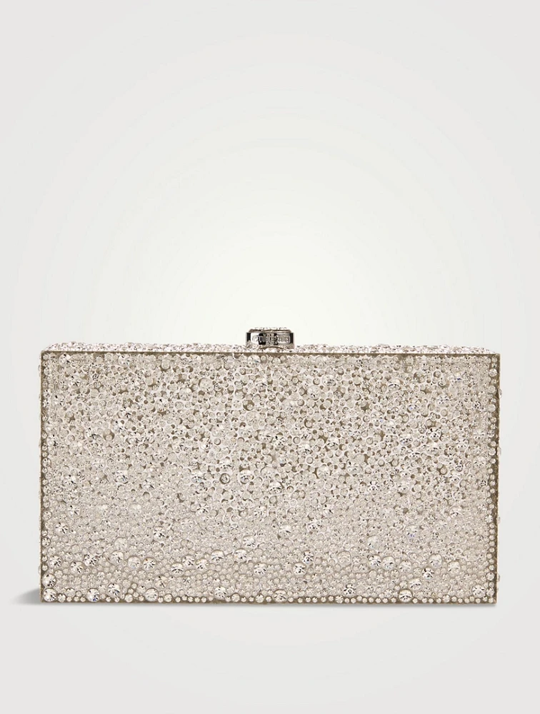 Ela Embellished Acrylic Clutch